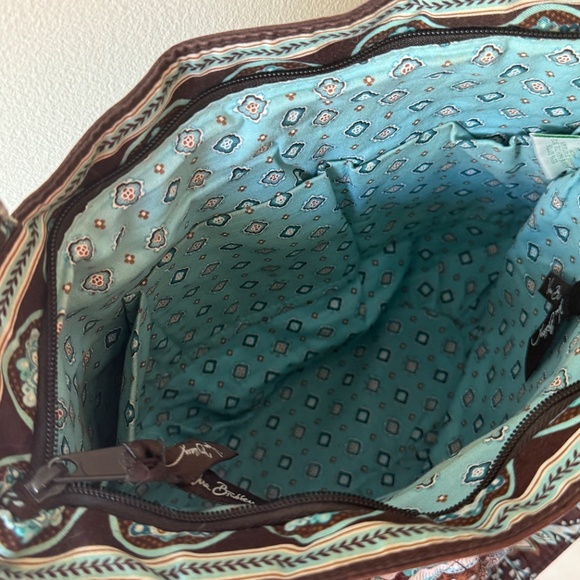 Vera Bradley Retired Java Blue Morgan Purse - Picture 4 of 5